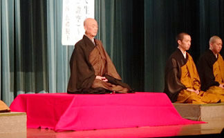 幤 道紀 統監による坐禅指導